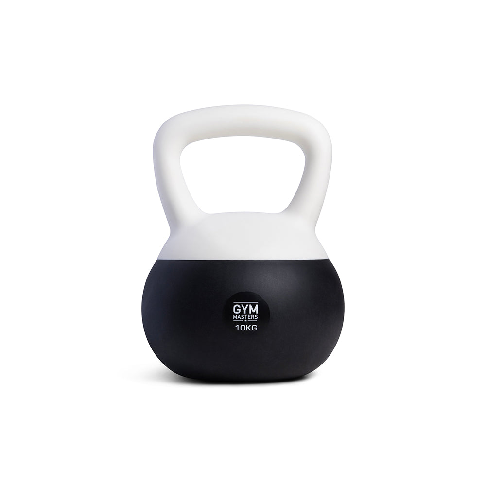Weiches Kettlebell-Set 3 Stück (10 kg & 12 kg & 14 kg) mit 10 kg Kettlebell von Gym Masters.