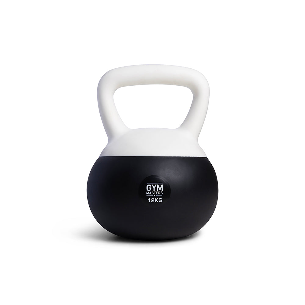 Weiches Kettlebell-Set 3 Stück (10 kg & 12 kg & 14 kg) mit 12 kg Kettlebell von Gym Masters.