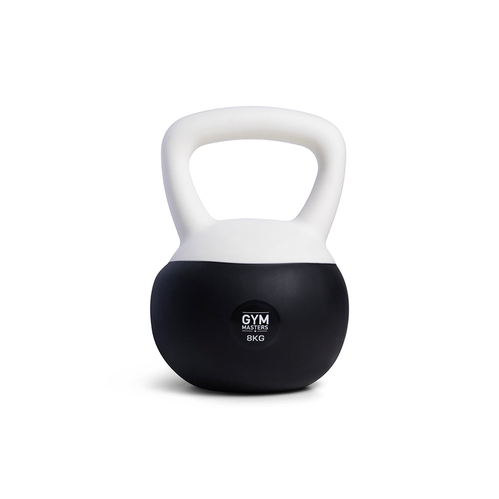 Weiches Kettlebell-Set 7-teilig (4 kg bis 16 kg) - 8 kg Kettlebell von Gym Masters mit weicher Außenfläche.