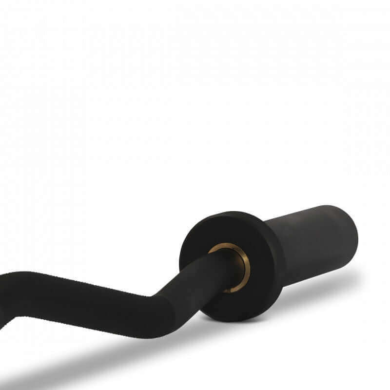 Gym Masters EZ-Curlstange mit Lockjaw-Clips für sicheren Halt, ideal für das Training zu Hause zur gezielten Beanspruchung von Bizeps und Trizeps.