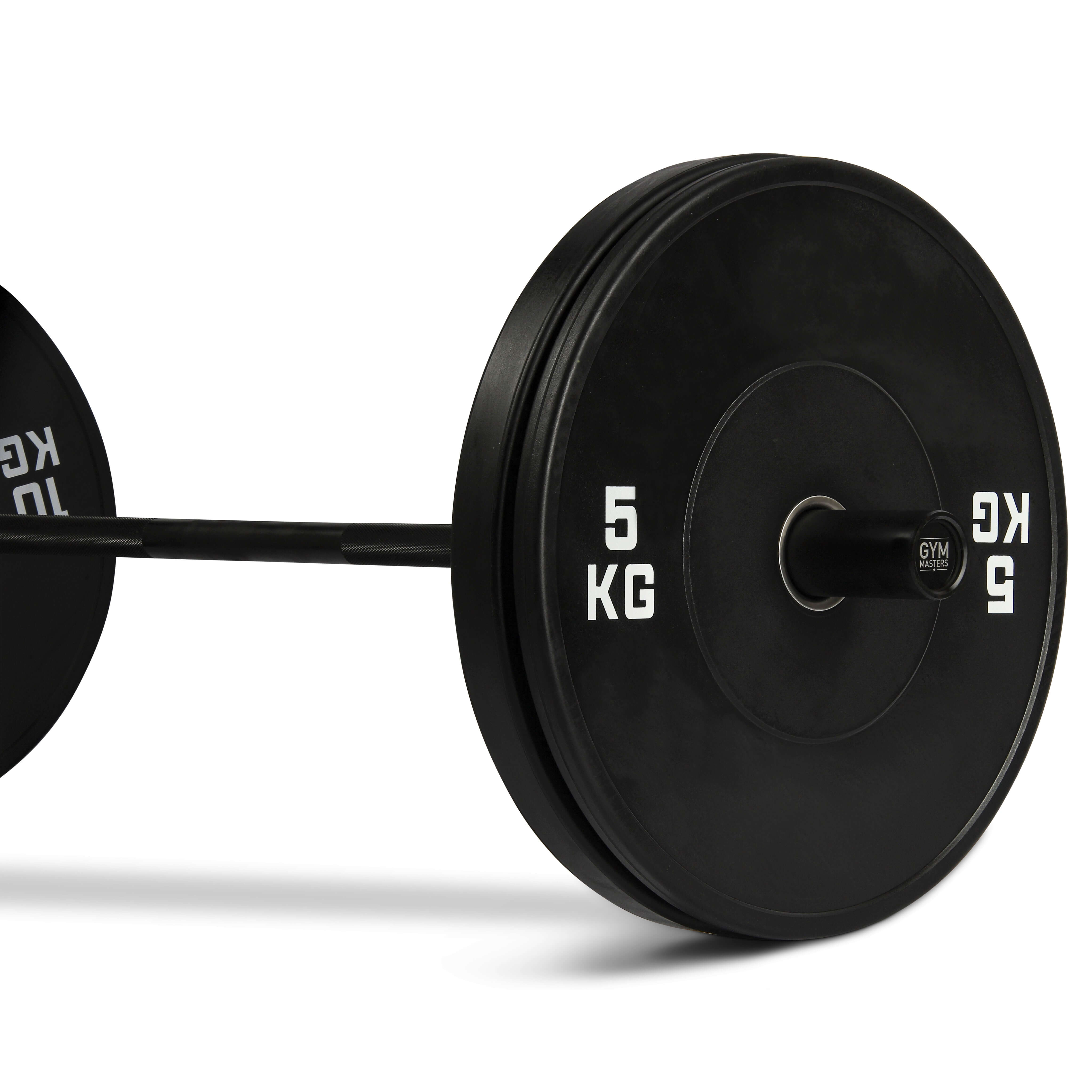 Gym Masters Olympische Langhantel Schwarz / Olympische Hantelstange (8kg / 120cm / 50mm)