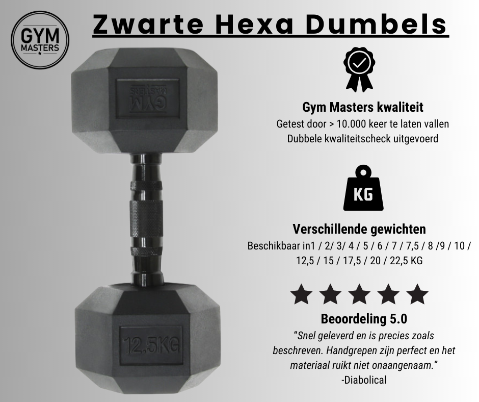 Hexa Kurzhanteln 4 kg (2 Stück)