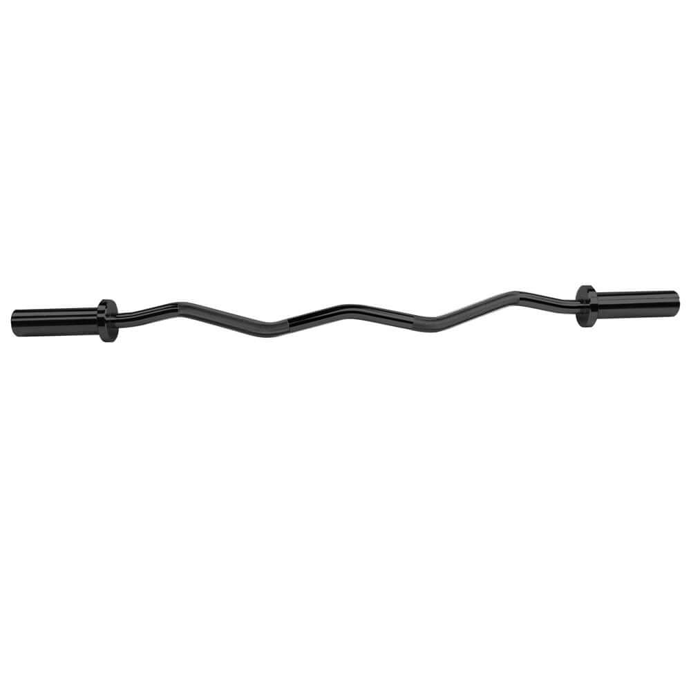 Gym Masters schwarze Curlstange / EZ-Stange (Premium) - 50MM - 120cm