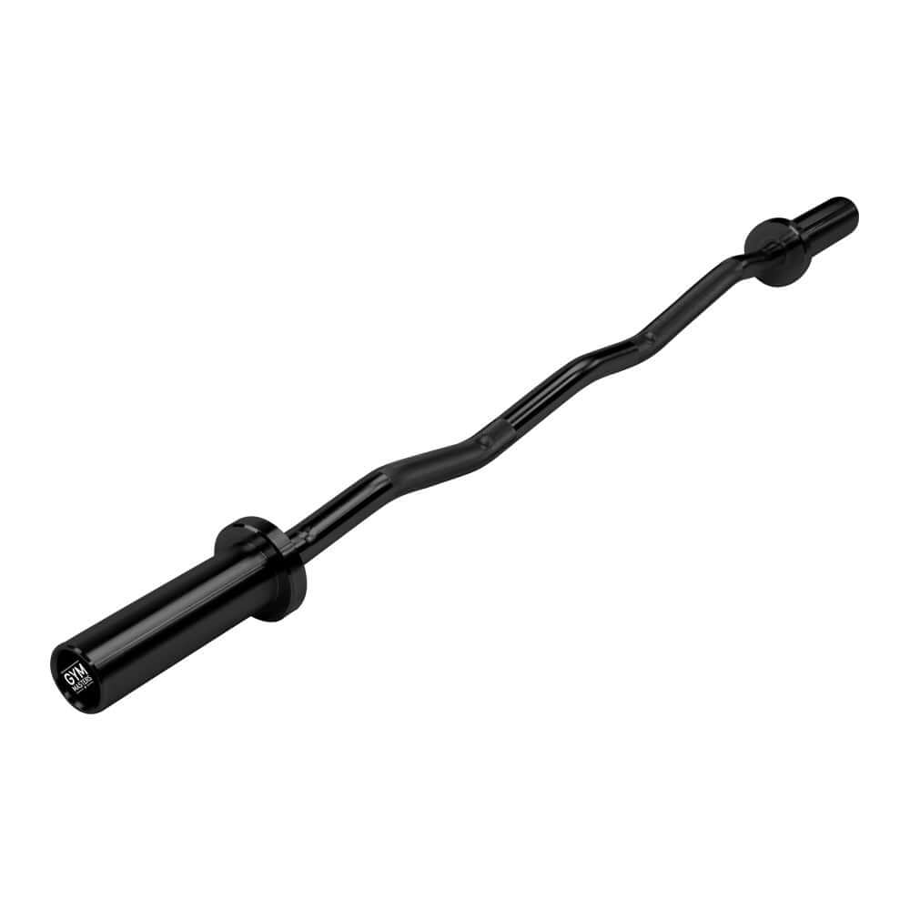 Gym Masters schwarze Curlstange / EZ-Stange (Premium) - 50MM - 120cm
