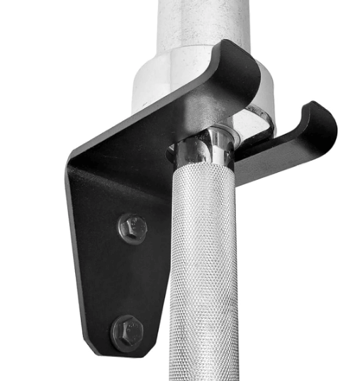 2 Stück | Einzelne Langhantelhalterung (Wandmontage) Langhantelhalter / Halter für Stangen / 50 mm (2 Stück)