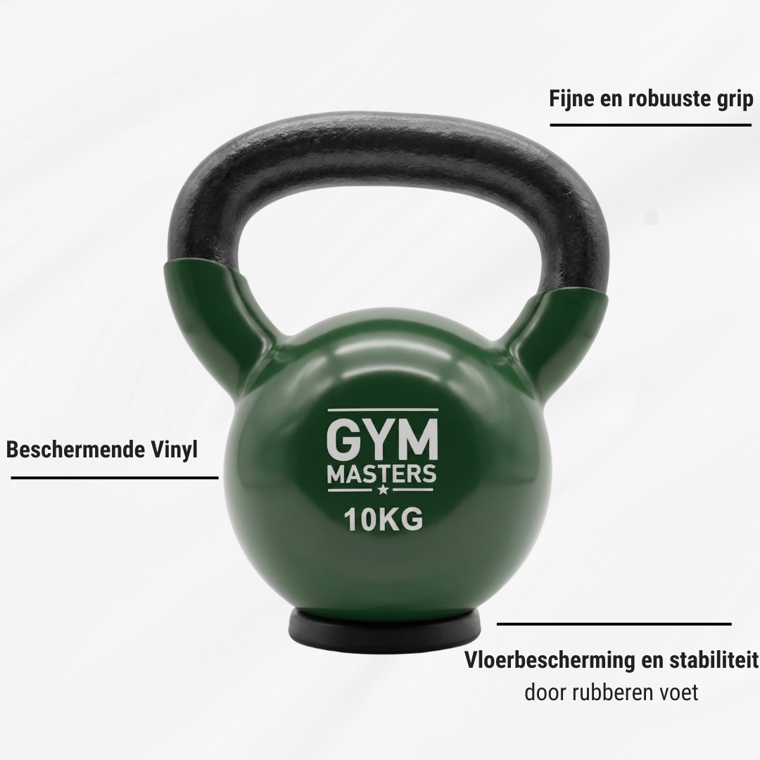 Vinyl kettlebell 10 kg