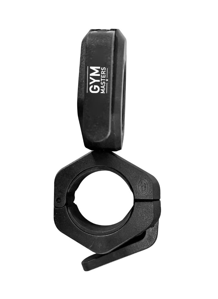 Magnetische Lock Jaw-Klemmen – 50 mm Langhantelverschlüsse (2er-Set) in Schwarz, Bild einer Sicherheitsverschluss für Gewichte.
